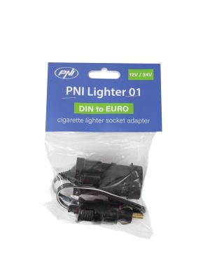 DIN адаптер към гнездо за запалка EURO PNI Lighter 01 с удължителен кабел