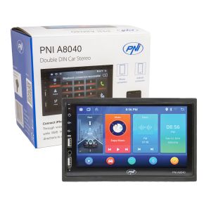 Автомобилен мултимедиен плейър PNI A8040 с Android 13, 2GB DDR3/ROM 32GB, 7 инча екран, CarPlay, Android Auto, 2 x USB, BT